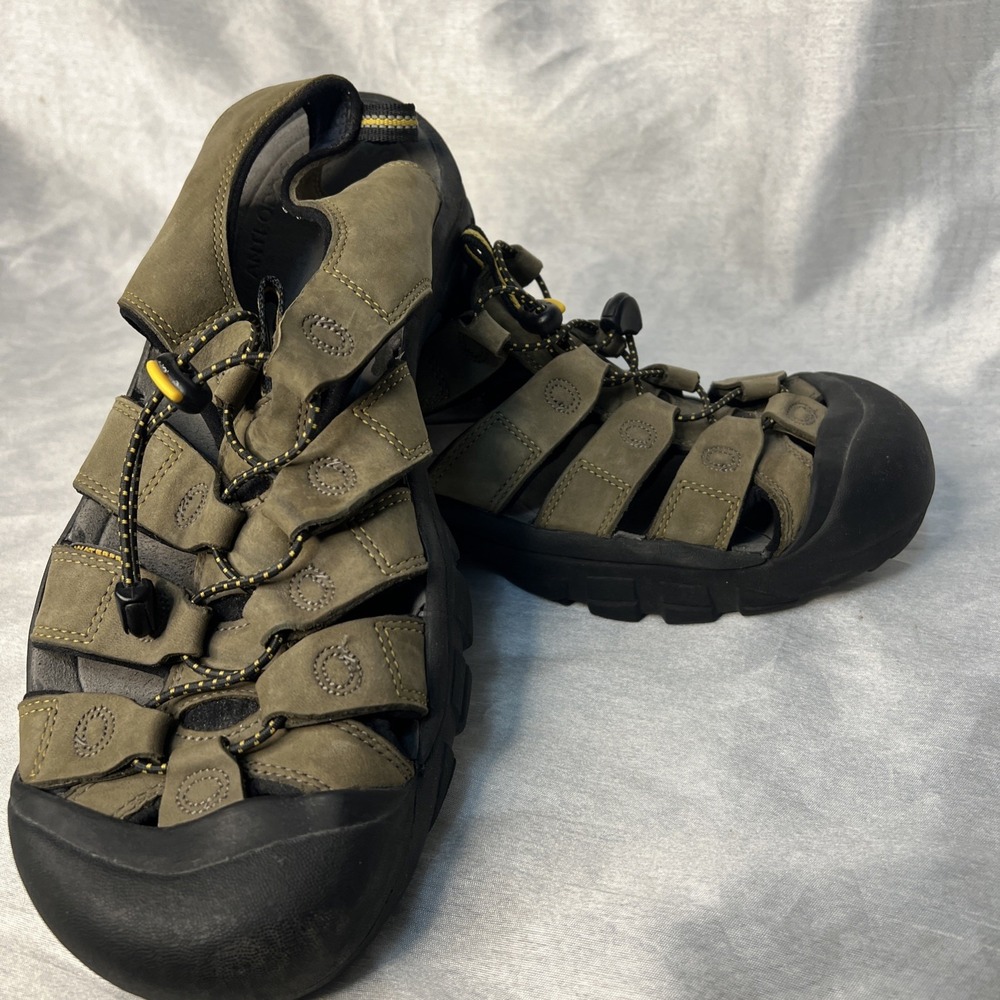 KEEN Newport Brown Waterproof Leather Sport Sandals Men's Size 12-Lightly Used